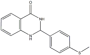 2-[4-(methylsulfanyl)phenyl]-2,3-dihydro-4(1H)-quinazolinone 구조식 이미지