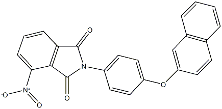 4-nitro-2-[4-(2-naphthyloxy)phenyl]-1H-isoindole-1,3(2H)-dione Structure