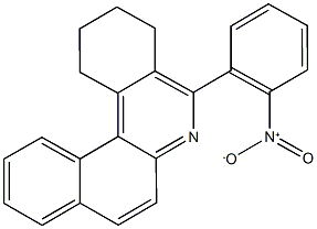 5-{2-nitrophenyl}-1,2,3,4-tetrahydrobenzo[a]phenanthridine 구조식 이미지