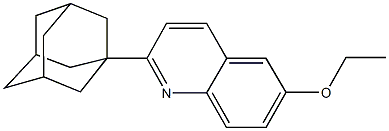 2-(1-adamantyl)-6-quinolinyl ethyl ether 구조식 이미지