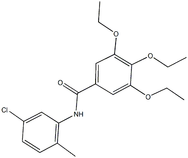 N-(5-chloro-2-methylphenyl)-3,4,5-triethoxybenzamide Structure