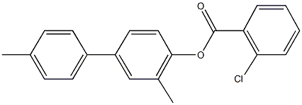 3,4'-dimethyl[1,1'-biphenyl]-4-yl 2-chlorobenzoate Structure