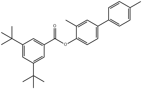 3,4'-dimethyl[1,1'-biphenyl]-4-yl 3,5-ditert-butylbenzoate 구조식 이미지