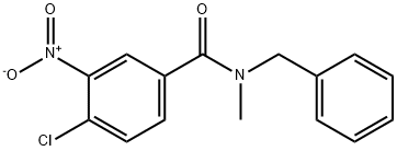 N-benzyl-4-chloro-3-nitro-N-methylbenzamide Structure