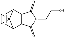4-(2-hydroxyethyl)-spiro[4-azatricyclo[5.2.1.0~2,6~]dec-8-ene-10,1'-cyclopropane]-3,5-dione Structure