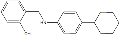 2-[(4-cyclohexylanilino)methyl]phenol 구조식 이미지