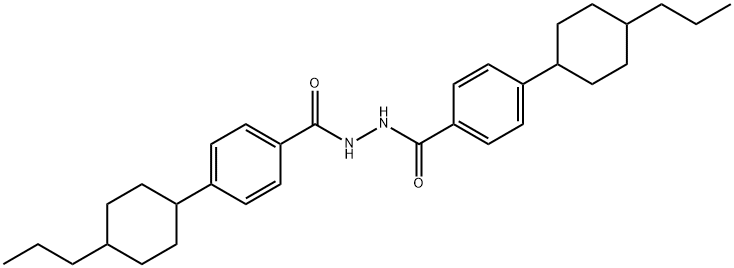 4-(4-propylcyclohexyl)-N'-[4-(4-propylcyclohexyl)benzoyl]benzohydrazide 구조식 이미지