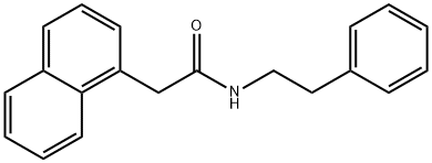 2-(1-naphthyl)-N-(2-phenylethyl)acetamide 구조식 이미지