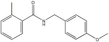 N-(4-methoxybenzyl)-2-methylbenzamide 구조식 이미지