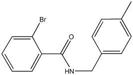 2-bromo-N-(4-methylbenzyl)benzamide Structure