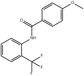 4-methoxy-N-[2-(trifluoromethyl)phenyl]benzamide Structure