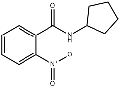 N-cyclopentyl-2-nitrobenzamide Structure