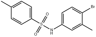 N-(4-bromo-3-methylphenyl)-4-methylbenzenesulfonamide 구조식 이미지