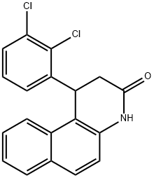 1-(2,3-dichlorophenyl)-1,4-dihydrobenzo[f]quinolin-3(2H)-one 구조식 이미지