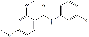 N-(3-chloro-2-methylphenyl)-2,4-dimethoxybenzamide Structure