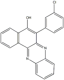 6-(3-chlorophenyl)benzo[a]phenazin-5-ol Structure