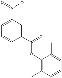 2,6-dimethylphenyl 3-nitrobenzoate Structure