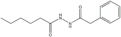 N'-hexanoyl-2-phenylacetohydrazide Structure