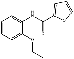 N-(2-ethoxyphenyl)-2-thiophenecarboxamide 구조식 이미지