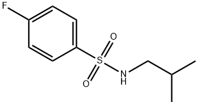 4-fluoro-N-isobutylbenzenesulfonamide Structure