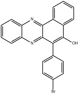 6-(4-bromophenyl)benzo[a]phenazin-5-ol 구조식 이미지