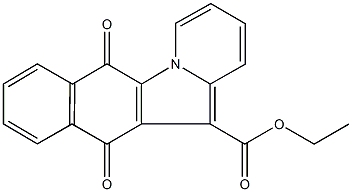 ethyl 6,11-dioxo-6,11-dihydrobenzo[f]pyrido[1,2-a]indole-12-carboxylate Structure