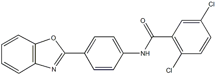 N-[4-(1,3-benzoxazol-2-yl)phenyl]-2,5-dichlorobenzamide Structure