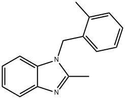 2-methyl-1-(2-methylbenzyl)-1H-benzimidazole Structure