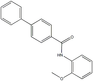 N-(2-methoxyphenyl)[1,1'-biphenyl]-4-carboxamide Structure