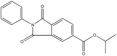 isopropyl 1,3-dioxo-2-phenyl-5-isoindolinecarboxylate Structure