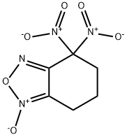 4,4-dinitro-4,5,6,7-tetrahydro-2,1,3-benzoxadiazole 1-oxide 구조식 이미지