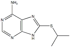 8-(isopropylsulfanyl)-9H-purin-6-amine Structure