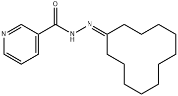 N'-cyclododecylidenenicotinohydrazide 구조식 이미지