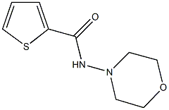 N-(4-morpholinyl)-2-thiophenecarboxamide 구조식 이미지