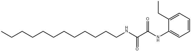 N~1~-dodecyl-N~2~-(2-ethylphenyl)ethanediamide 구조식 이미지