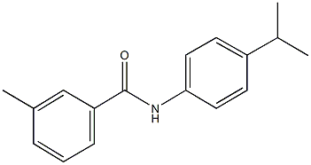N-(4-isopropylphenyl)-3-methylbenzamide 구조식 이미지