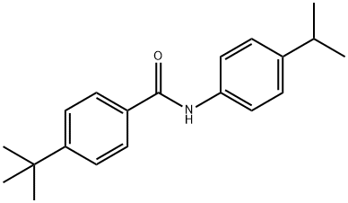 4-tert-butyl-N-(4-isopropylphenyl)benzamide 구조식 이미지