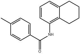 4-methyl-N-(5,6,7,8-tetrahydronaphthalen-1-yl)benzamide Structure