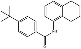 4-tert-butyl-N-(5,6,7,8-tetrahydronaphthalen-1-yl)benzamide Structure