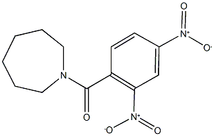 1-{2,4-bisnitrobenzoyl}azepane Structure