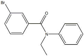 3-bromo-N-ethyl-N-phenylbenzamide 구조식 이미지