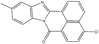 4-chloro-11-methyl-7H-benzimidazo[2,1-a]benzo[de]isoquinolin-7-one Structure