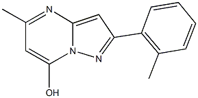 5-methyl-2-(2-methylphenyl)pyrazolo[1,5-a]pyrimidin-7-ol Structure