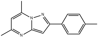 5,7-dimethyl-2-(4-methylphenyl)pyrazolo[1,5-a]pyrimidine 구조식 이미지