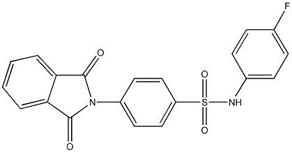 4-(1,3-dioxo-1,3-dihydro-2H-isoindol-2-yl)-N-(4-fluorophenyl)benzenesulfonamide Structure