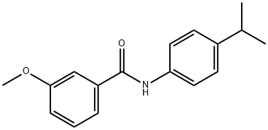 N-(4-isopropylphenyl)-3-methoxybenzamide Structure