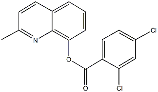 2-methyl-8-quinolinyl 2,4-dichlorobenzoate Structure