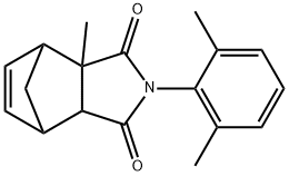 4-(2,6-dimethylphenyl)-2-methyl-4-azatricyclo[5.2.1.0~2,6~]dec-8-ene-3,5-dione 구조식 이미지