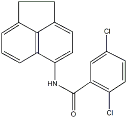 2,5-dichloro-N-(1,2-dihydro-5-acenaphthylenyl)benzamide 구조식 이미지