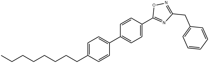 5-(4'-octyl[1,1'-biphenyl]-4-yl)-3-(phenylmethyl)-1,2,4-oxadiazole Structure